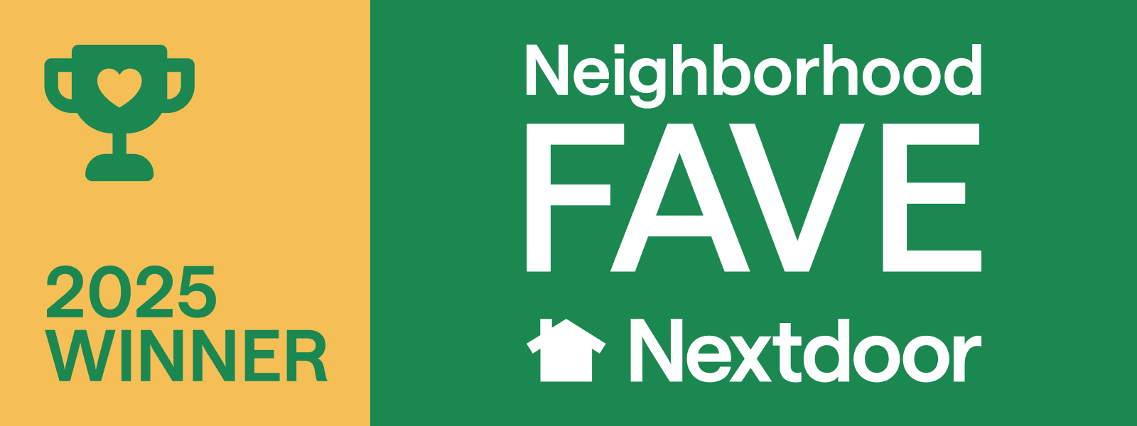Nextdoor Neighborhood Fave 2025 Winner